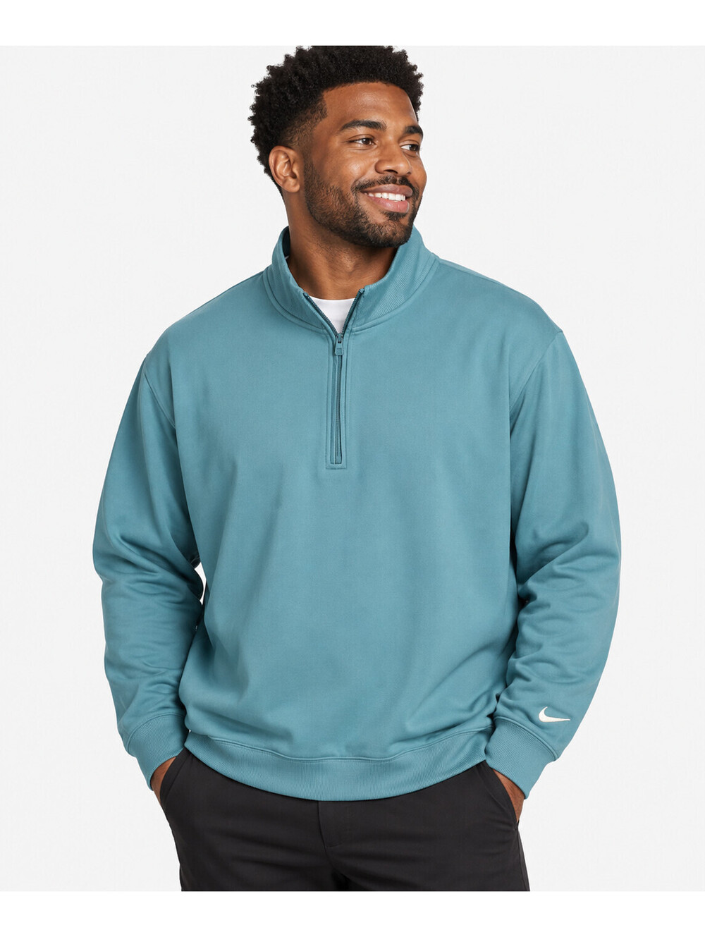 Nike Tour Men's XL Long Sleeve 1/2-Zip Golf Top Shirt Pullover FZ7522-006 $120
